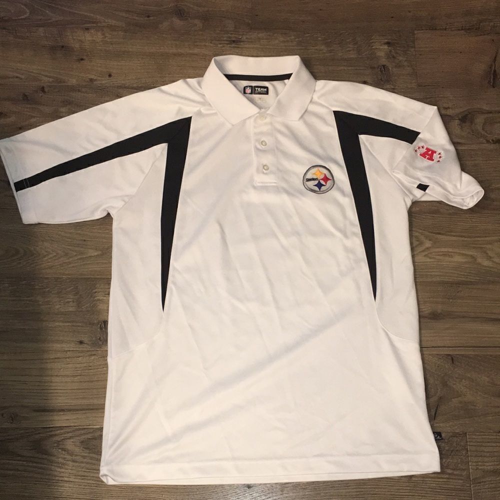 Poly Pittsburgh Steelers Sewn Logo Golf Polo shirt